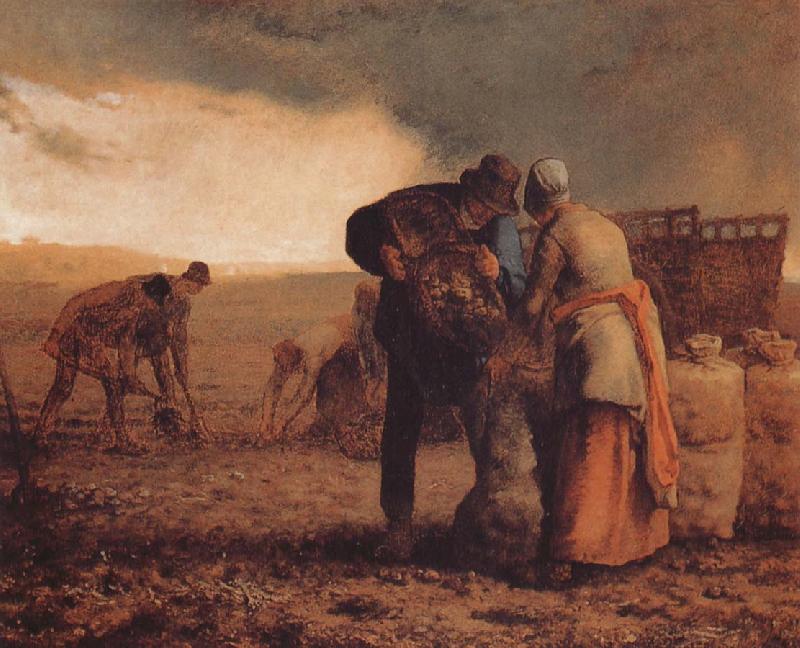 Jean Francois Millet Harvest oil painting picture
